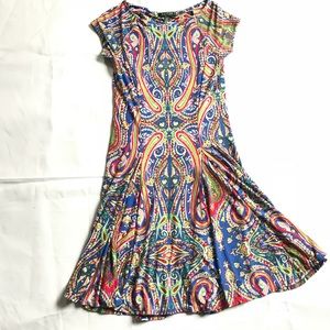 Ralph Lauren PS paisley dress psychedelic